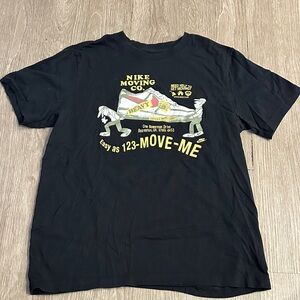 Nike Black Tee with Graphic Print